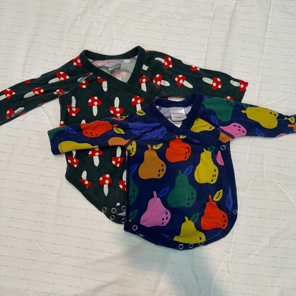Hanna Anderson Printed Onesies